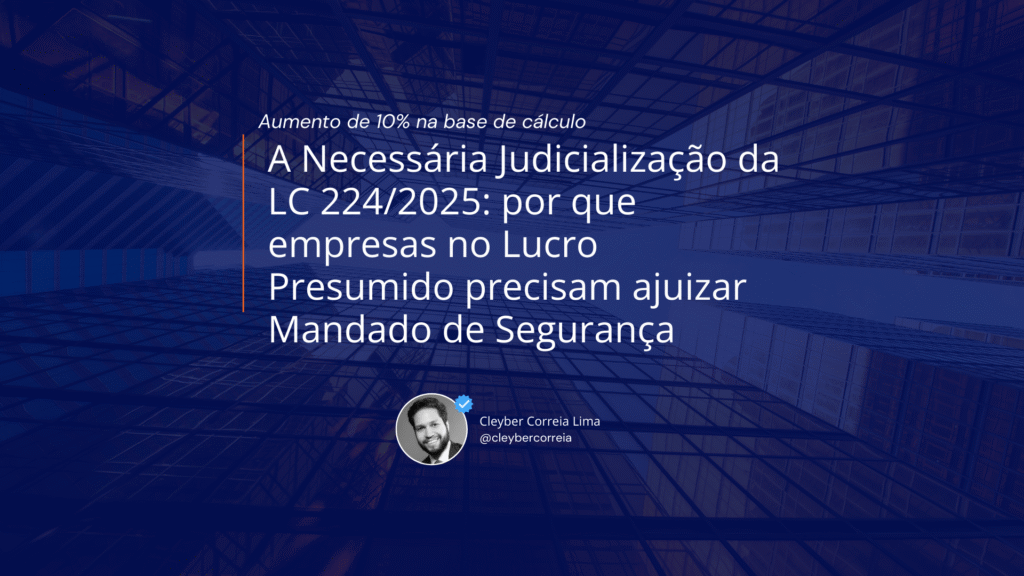 Empresas no lucro presumido