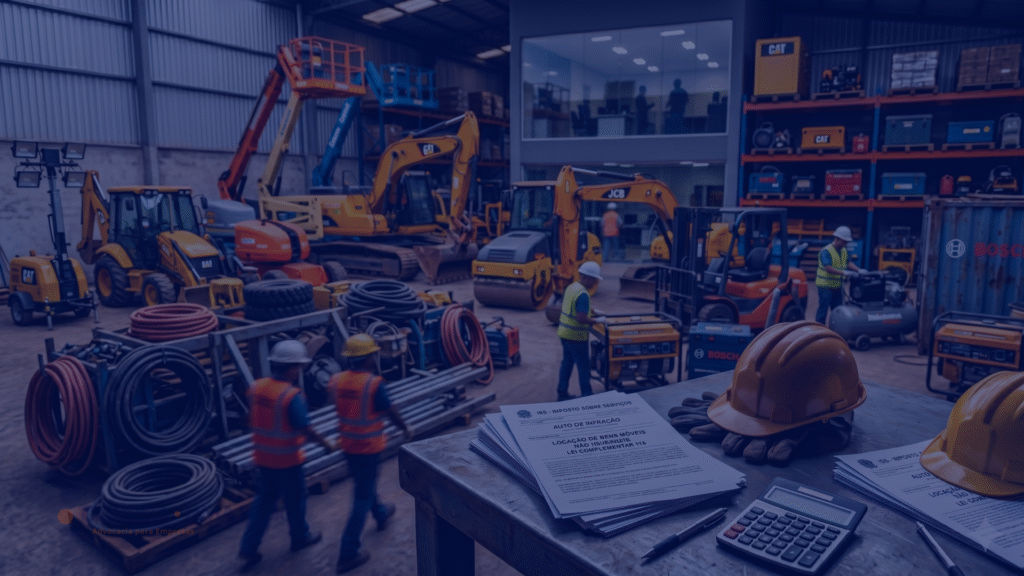 Reforma tributária para empresas locadoras de equipamentos.